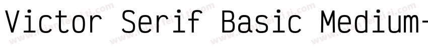 Victor Serif Basic Medium字体转换